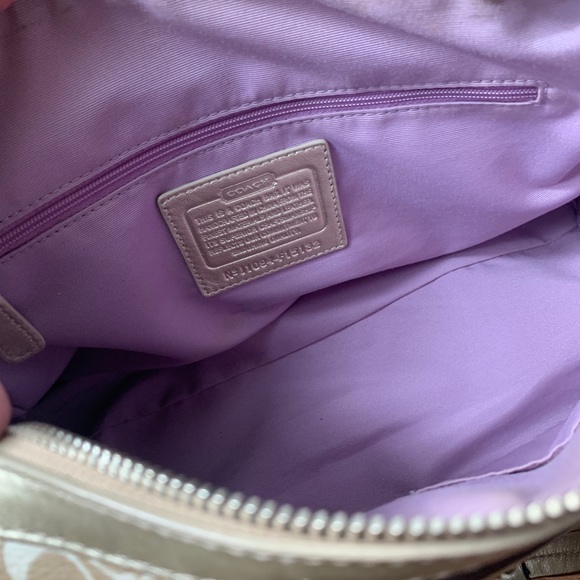 Coach Light Khaki Zip Satchel - Picture 11 of 11